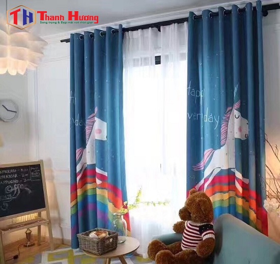 Rèm ngủ dễ thương - Rèm cửa đáng yêu, dễ thương cho các bé gái 5