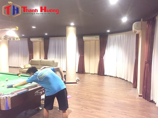 Rèm cửa màu nâu đỏ 13