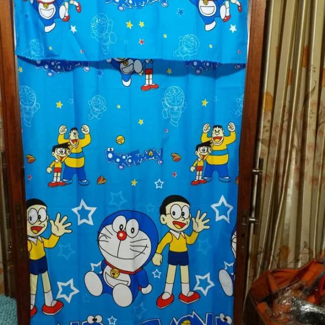Rèm cửa Doraemon cực kỳ dễ thương cho phòng ngủ của bé