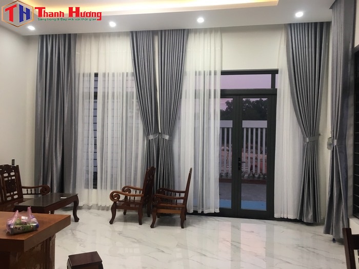Công trình rèm vải hai lớp thực tế tại Phú Riềng Đỏ, Bình Phước 60