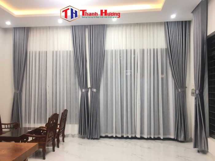 Công trình rèm vải hai lớp thực tế tại Phú Riềng Đỏ, Bình Phước 71