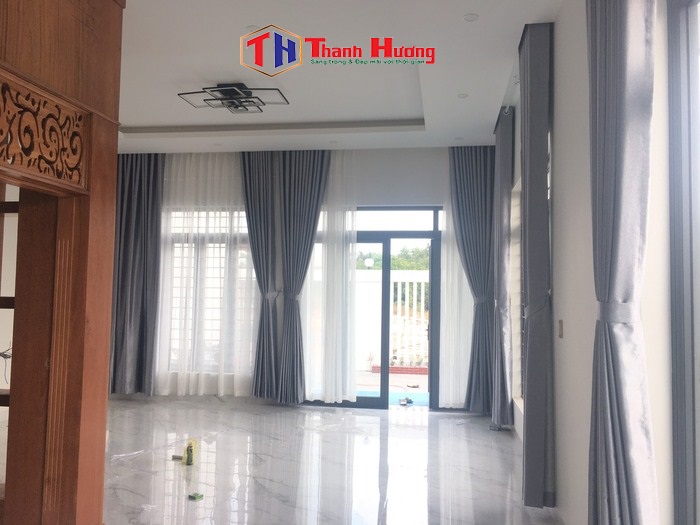 Công trình rèm vải hai lớp thực tế tại Phú Riềng Đỏ, Bình Phước 52