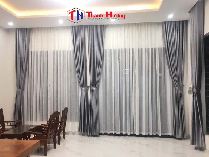 Công trình rèm vải hai lớp thực tế tại Phú Riềng Đỏ, Bình Phước 43