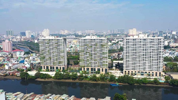 Rèm cửa chung cư Riverside Apartment đường Lê Quang Kim Quận 8 TPHCM 2