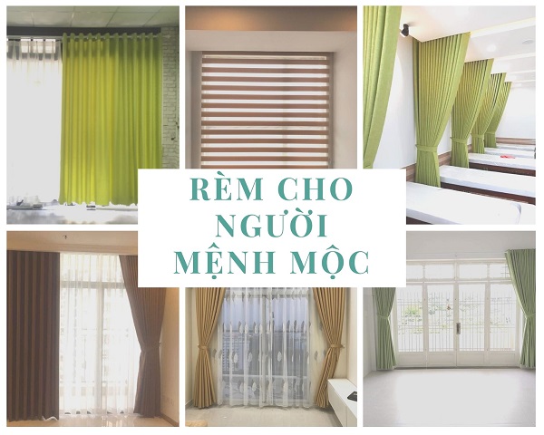 Rèm cửa cho người mệnh Mộc 1