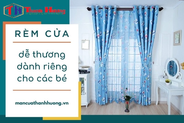 Rèm ngủ dễ thương - Rèm cửa đáng yêu, dễ thương cho các bé gái 1