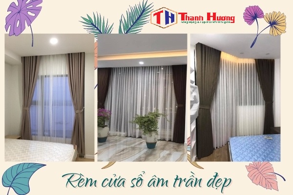 Rèm cửa sổ âm trần 1