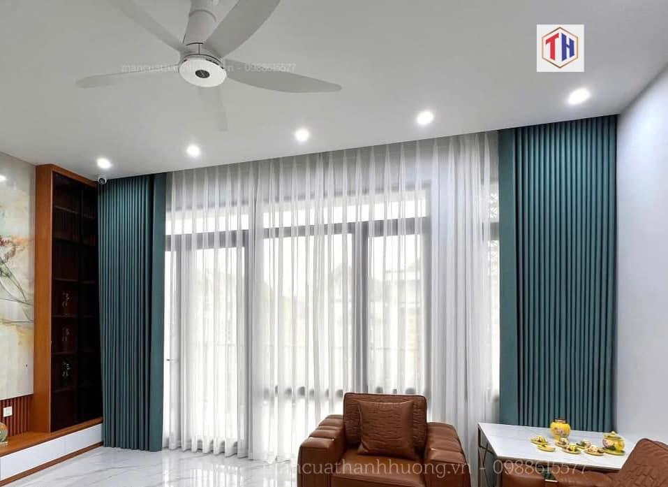 Top 30+ mẫu rèm cửa màu xanh da trời đẹp xu hướng hot nhất . 2