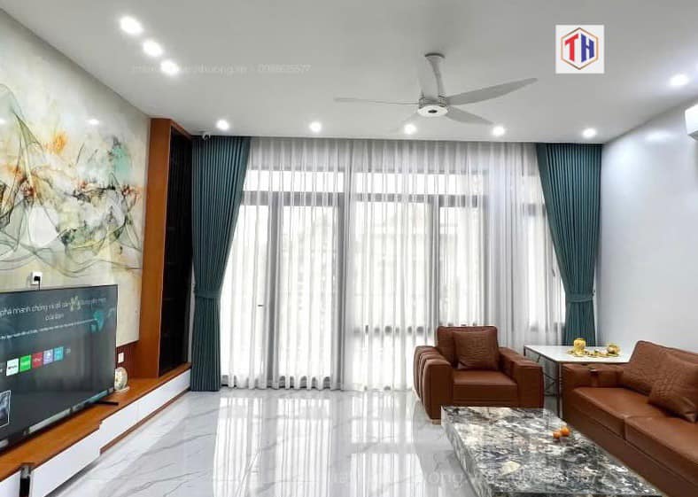 Top 30+ mẫu rèm cửa màu xanh da trời đẹp xu hướng hot nhất . 39